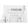 Nanobrow Lamination Kit Brow glue 7 ml + Step One - Lifting Lotion 5 ml + Step Two - Fixer 5 ml + Accessories 4 ks + kozmetický štetec na obočie 1 ks