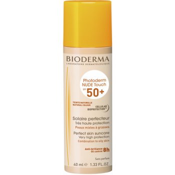 Bioderma Photoderm Nude Touch ochranný tónovaný fluid Natural SPF50+ 40 ml