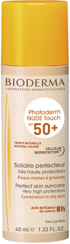 Bioderma Photoderm Nude Touch ochranný tónovaný fluid Natural SPF50+ 40 ml
