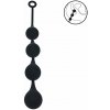 Levelz Silicone Waterdrop Anal Balls XL 50mm Black