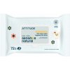 Attitude Vlhčené obrúsky pre citlivú a atopickú pokožku bez vône 72 ks
