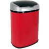 Bezdotykový odpadkový kôš Červený hranatý senzorový 38 L (378)