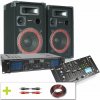 Skytec Complete 700W Bluetooth a USB DJ Set reproduktorov so zosilňovačom a mixpultom