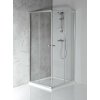 Aqualine AGGA štvorcová sprchová zástena 800x800mm, číre sklo HLF808Y