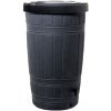 Waterform Nádrž na dažďovú vodu WOODCAN, čierna, 265 l, s kohútikom