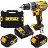 DeWalt DCD796M2 bezuhlíková aku príklepová vŕtačka 70Nm 18V 2x4,0Ah