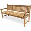 Noela Queensbury Záhradná lavica, 180 cm, teak, svetlohnedá NOELA 3457355