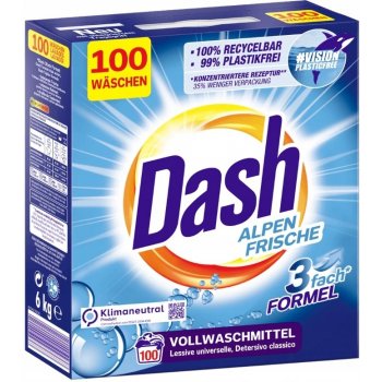 Dash Prášok na pranie alpine fresh Universal 6 kg 100 PD