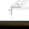 Profilteam E03 schodová lišta Bronz