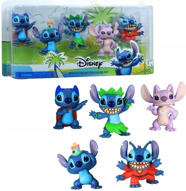 Lilo a Stitch Sběratelská figurka Stitch 5 ks