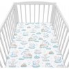 Bavlnené prestieradlo do postieľky New Baby Dráčik 120x60 cm