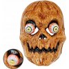 Maska na tvár Widmann plast zombie hnedý