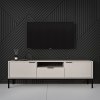 TV komoda 135 AUSTIN kašmír/ čierna