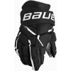 Hokejové rukavice Bauer Supreme MACH Black/White Intermediate 12 palcov