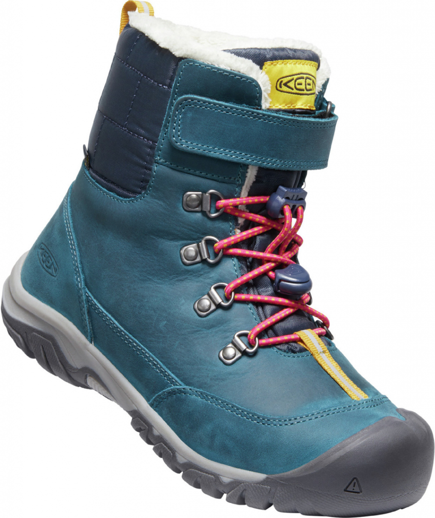 Keen Greta Boot Wp Youth blue coral/pink peacock