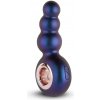 Kolík análny HUEMAN Outer Space Vibrating Anal Plug modrý