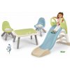Set šmykľavka s vodnou hrou a posedením Toboggan GM Slide Life Smoby dĺžka šmyku 150 cm a stôl s dvoma stoličkami KidChair