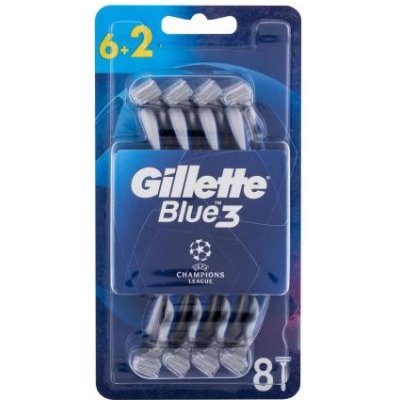 Gillette Blue3 Comfort Champions League jednorazové holiace strojčeky 8 ks pre mužov