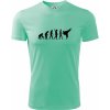 Karate Evolúcia - kop - Pánske tričko Fantasy športové - 2XL ( Mätová )