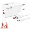 Nabíjačka 67W pre Xiaomi USB-A a USB-C+ kábel 1M UNIVERZÁLNA