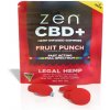 Zen CBD THC+ gumičky Ovocný punč, 5 ks, 50 mg, 15 g