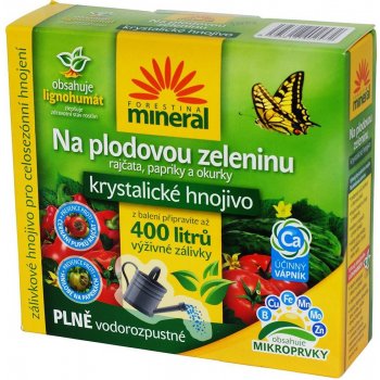 FORESTINA Kryštalické hnojivo na plodovú zeleninu s lignohumátom MINERAL 400g