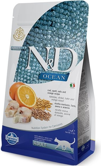 N&D OCEAN LG Adult Codfish & Orange 1,5 kg