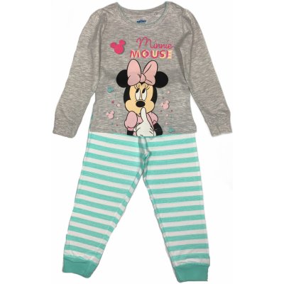 Eplus M dievčenské pyžamo Minnie Mouse zelené