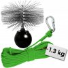 Komínová súprava na vyrezávanie lana 12 m guľa 1,3 kg