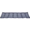 Poduška na lavicu Rojaplast PREMIUM 160 x 45 x 8 cm tmavosivá