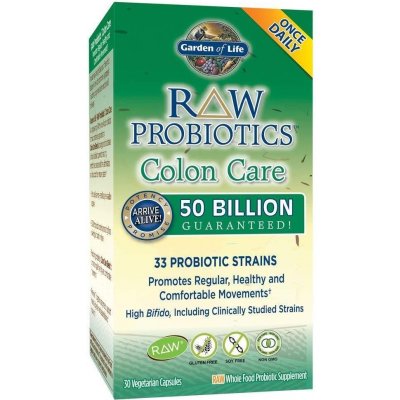 Garden of Life RAW Probiotiká starostlivosť o hrubé črevo 30 kapsúl