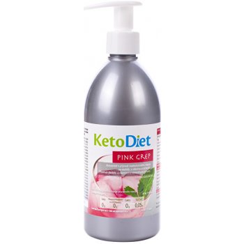 KetoDiet Low Carb sirup pink grep 0,5 l