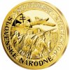 XXL razba Slovenské národné povstanie - 80 rokov, zušľachtená rýdzim zlatom, Proof