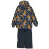 Color Kids Ski Set - AOP -741741.3520-Orange Pop 24/25 overal - Velikost 128