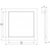 Ventishop revizní dvířka 200 x 200 mm