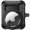 AppleKing 2v1 superodolný ochranný obal pre AirPods 1 / 2 / AirTag 1 / 2 - čierny - možnosť vrátiť tovar ZADARMO do 30tich dní