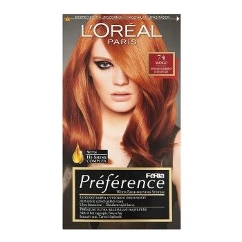 L'Oréal Féria Préférence P 74 intenzívne medená