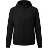 James & Nicholson | JN 1146, Pánska 2-vrstvová softshell bunda s kapucňou, čierna - čierna, XXL