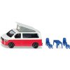 Siku Super 1922 VW T6 Kalifornia s pohyblivou strechou a príslušenstvom 1:87