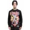 mikina bez kapucňa KILLSTAR Chucky Chucky & Tiff Forever Čierna