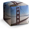Sablio Taburet Golden Gate v hmle: 40x40x40 cm