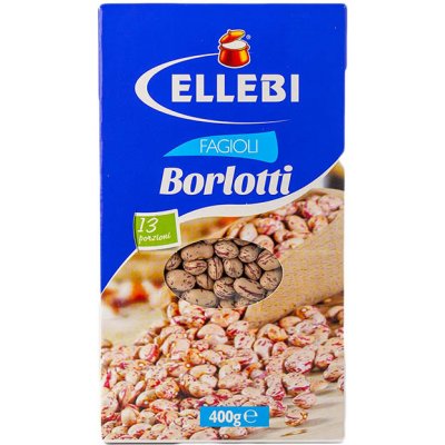 Ellebi fazuľa Borlotti 400 g