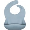 Malý Ježko Silikónový podbradník - Baby Blue