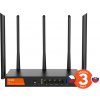 Tenda W30E WiFi Hotspot AX3000 Gigabit Router, 1x GWAN, 2x GWAN/LAN, 1x GLAN, VPN, Captive portal