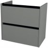Kúpeľňová skrinka pod umývadlo Devo Etna 2.0 sivá 67 x 64 x 40 cm ET2-SU2S68-P75