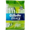 Gillette Blue 3 Sensitive rýchle holiace strojčeky 12 ks
