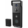 NEDIS Wi-Fi chytrý dveřní videotelefon/ 2x 1920x1080/ 4Mpix/ napájení z baterie/ IP54/ snímač pohybu/ noční WIFICDP31BK