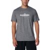 Columbia pánske tričko Kwick HikGraphic SS Tee čierne Black Heather