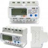 Trojfázové elektronické počítadlo | merač spotreby energie na DIN lištu | 400V | LCD | Wi-Fi