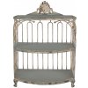 Clayre & Eef Wall Cabinet 38x23x55 Cm Green Metal - 38*23*55 cm - Clayre & Eef